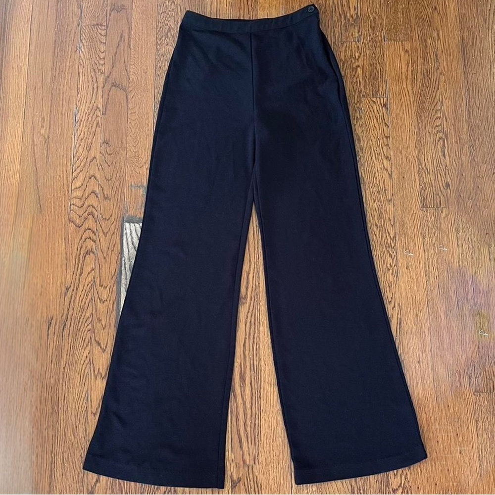 American Apparel Wide Leg Crepe Pant